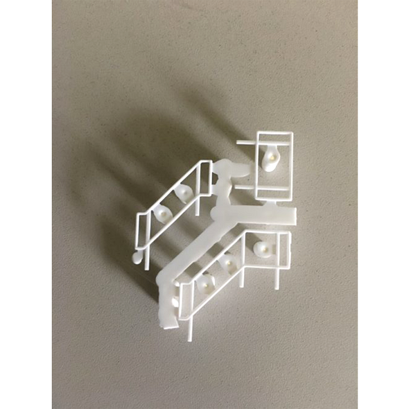 Pikestuff 1114 - Staircase Handrails (2 each) - HO Scale