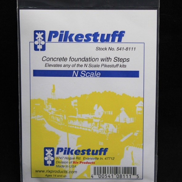 Pikestuff 8111 - Concrete foundation with steps - N Scale