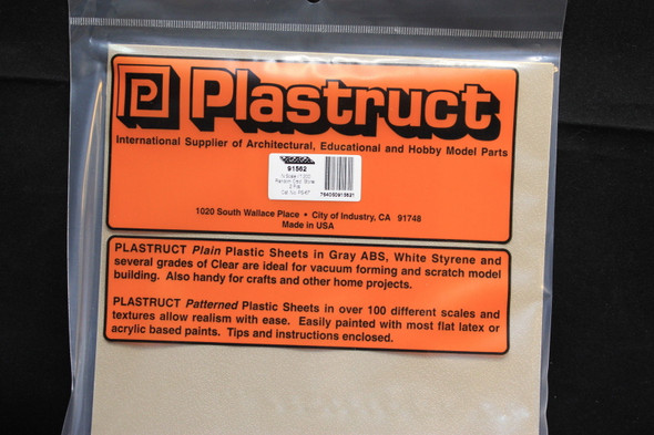 N Scale Plastruct - Random Coursed Stone (2 pcs) 91562