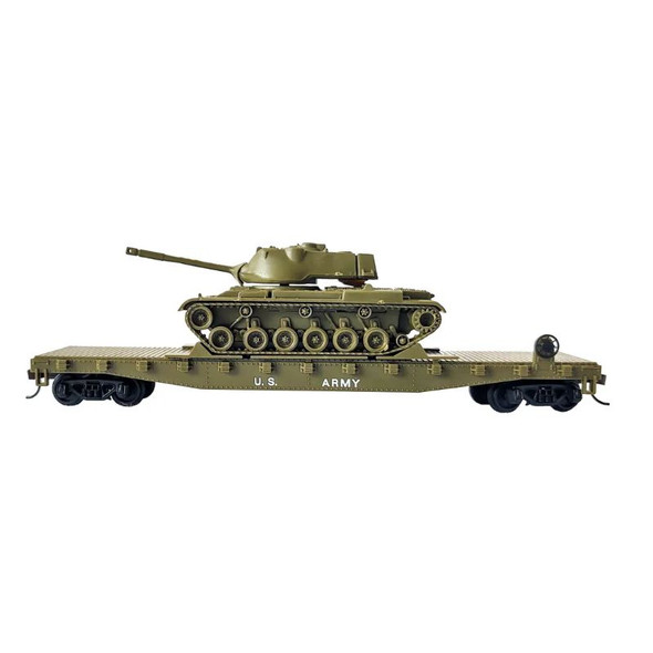 Rock Island Hobby  032160 - US Army Flat Cat with Tank - HO Scale