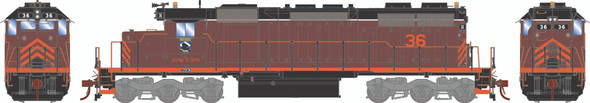 Athearn 1438 - EMD SD38 (DCC and Sound) McCloud River (MR) 36 - HO Scale