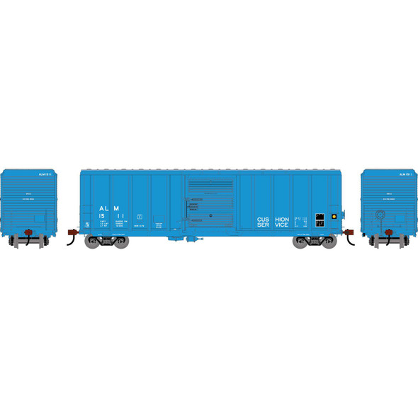 Athearn 2043 - 50' PS 5344 Box Car Arkansas, Louisiana and Mississippi Railroad (ALM) 1560 - HO Scale