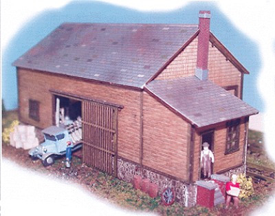 N Scale Architect 10007 - Waterville Freight House  - N Scale Kit