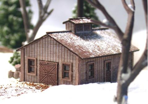 N Scale Architect 10021 - Maple Sugar House  - N Scale Kit