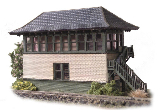 N Scale Architect 10032 - NYCS/B&A ‘Standard’ Wooden Tower  - N Scale Kit