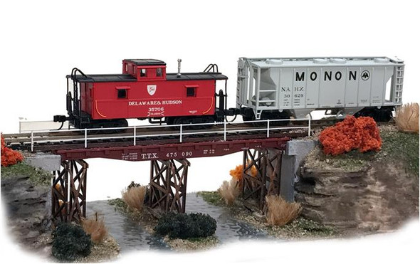 N Scale Architect 10041 - Trackside Series - Flat Car Bridge  - N Scale Kit
