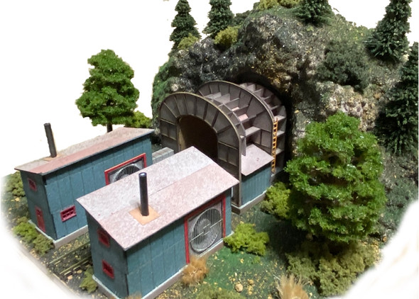 N Scale Architect 10058 - Barnesville Tunnel (Fan)  - N Scale Kit