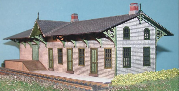 N Scale Architect 40003 - Branchville Station  - HO Scale Kit