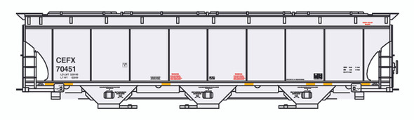 InterMountain 67263-05 - Trinity 5161 Cubic Foot Hopper CIT Group/Capital Finance (CEFX) 70463 - N Scale
