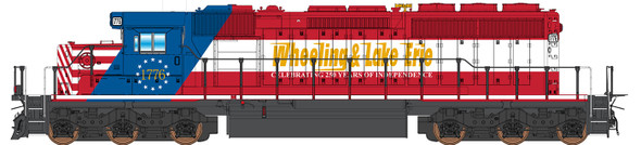 PRE-ORDER: InterMountain 69399(S)-01 - EMD SD40-2 (DCC and Sound) Wheeling and Lake Erie Railway (WLE) 1776 Semiquincentennial USA 250th - N Scale