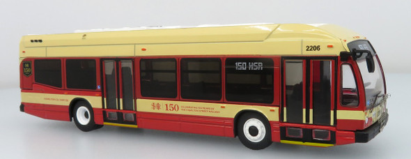 Iconic Replicas 87-0624 - Nova Bus LFS HEV Transit Bus: Hamilton — 150th Anniversary  - HO Scale