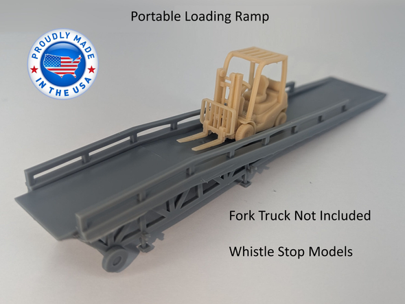 Whistle Stop Models N7006 - Portable Truck Loading Ramp  - N Scale