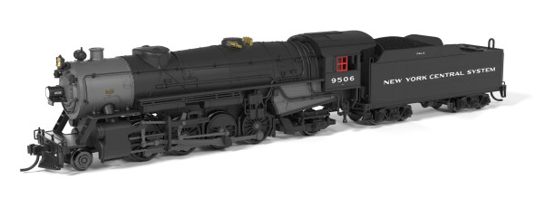 PRE-ORDER: Broadway Limited 10058 - USRA Heavy Mikado (DCC and Sound) New York Central (NYC) PLE 9506 - N Scale