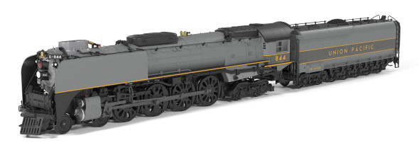 PRE-ORDER: Broadway Limited 10206 - ALCo Class FEF-3 4-8-4 (Paragon4 Sound/DC/DCC/Smoke) Union Pacific (UP) 844/ Greyhound/ 1989-1991 Appearance - HO Scale
