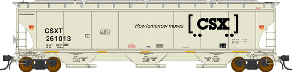 PRE-ORDER: InterMountain 472161-01 - Trinity 5161 3-Bay Covered Hopper CSX (CSXT) 261013 - HO Scale