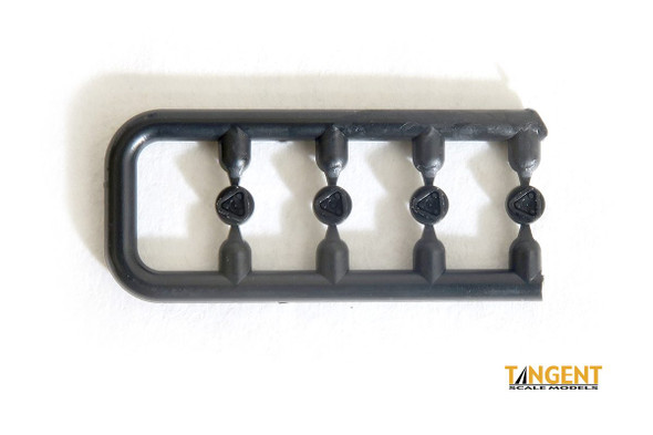 Tangent Scale Models 254 - 50-Ton "Timken" Roller Bearing Caps 12-pack  - HO Scale