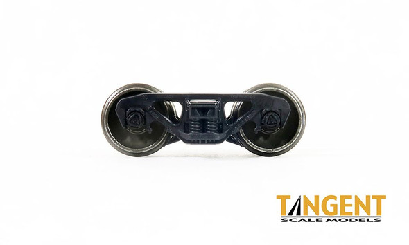 Tangent Scale Models 463 - 50-Ton ASF A-3 Ride Control Roller Bearing Trucks w/ Rotating "Timken" Caps and 33 inch Normal Tread All-Metal Precision Wheelsets (463)  - HO Scale