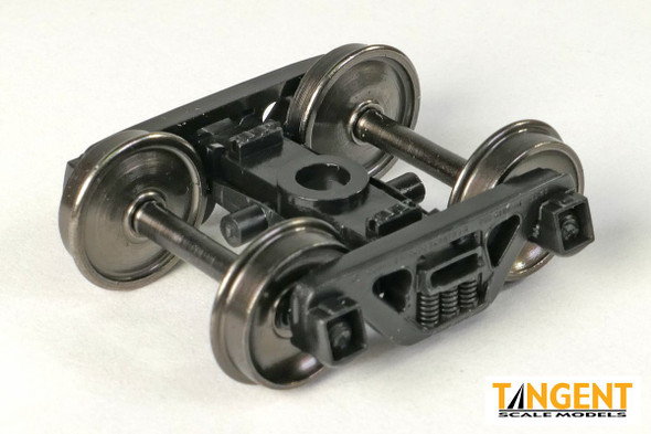 Tangent Scale Models 2037 - 100-Ton Barber Plain Bearing Trucks w/ Roller Bearing Conversion (SKU 2037)  - HO Scale