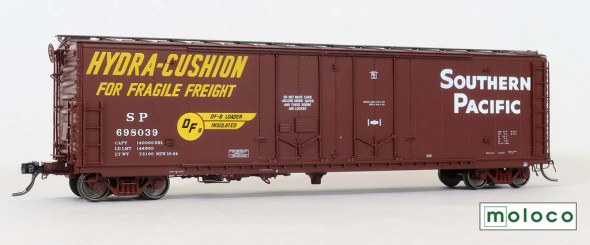 Moloco 58815-05 - Delivery 1964, PCF 50' Plt B 16-0 Double Plug-doors, DF-B, B-70-22 class Southern Pacific (SP) 698183 - HO Scale