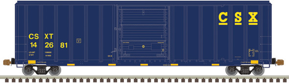Atlas Master 20007595 - FMC 5347 Single Door Box Car CSX* (Blue/White) 142654 - HO Scale