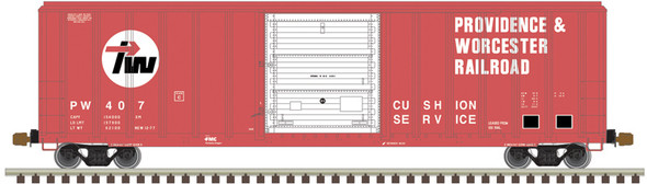 Atlas Master 20007610 - FMC 5347 Single Door Box Car Providence & Worcester (Red/White) 439 - HO Scale