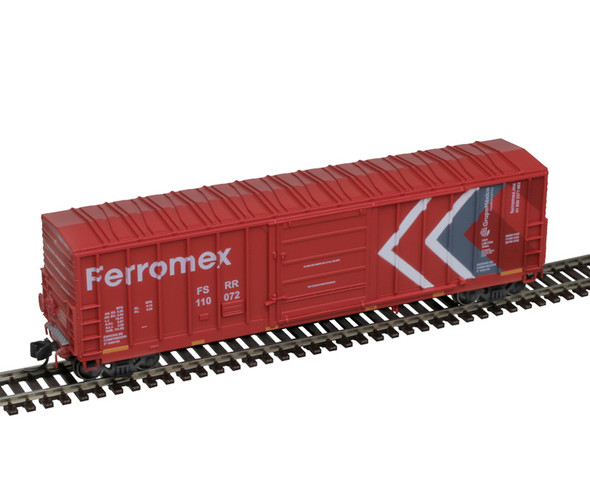 Atlas Master 50007135 - CNCF 5000 Box Car Ferromex (New Image Red) (Red/White/Gray) 110072 - N Scale