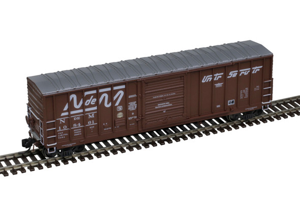 Atlas Master 50007136 - CNCF 5000 Box Car Ferrocarriles Nacionales de México (Brown/White) 107574 - N Scale