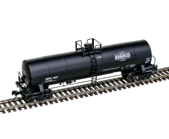 Atlas Master 50006900 - 17,360 Gallon Tank Car ASTX (ASARCO) (Black/White) 1012 - N Scale