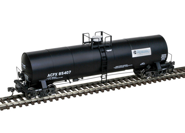 Atlas Master 20007560 - ACF 17,360 Gallon Tank Car ACFX (Pennwalt Chemicals) (Black/Blue/White) 85407 - HO Scale