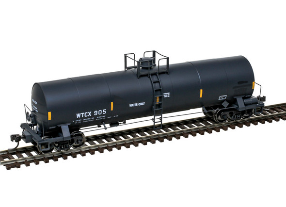 Atlas Master 20007572 - ACF 17,360 Gallon Tank Car WTCX (Weyerhaeuser) (Gray/White/Yellow) 909 - HO Scale