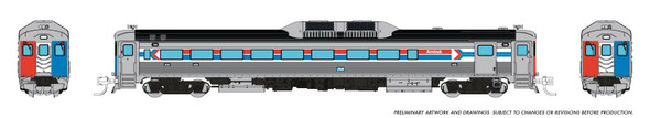 PRE-ORDER: Rapido 516517 - Budd RDC-2 (Ph 1) (DCC and Sound) Amtrak (AMTK) 36 - N Scale