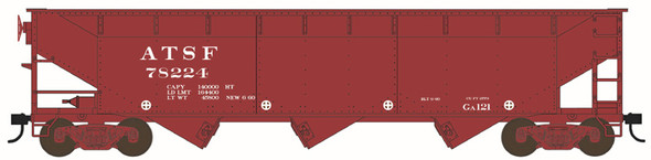 PRE-ORDER: Bowser 44073 - 70 Ton Offset Hopper Atchison, Topeka and Santa Fe (ATSF) 78224 - HO Scale