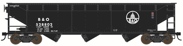 PRE-ORDER: Bowser 44077 - 70 Ton Offset Hopper Baltimore & Ohio (B&O) 528822 - HO Scale