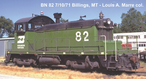 PRE-ORDER: Bowser 26146 - EMD SW1 (DC Silent) Burlington Northern (BN) 82 - HO Scale