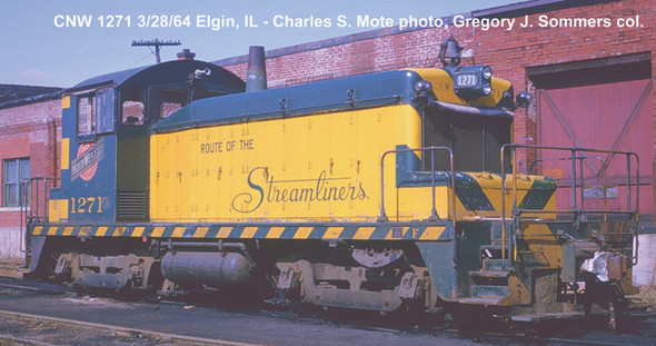 PRE-ORDER: Bowser 26152 - EMD SW1 (DCC and Sound) Chicago & Northwestern (CNW) 1268 - HO Scale