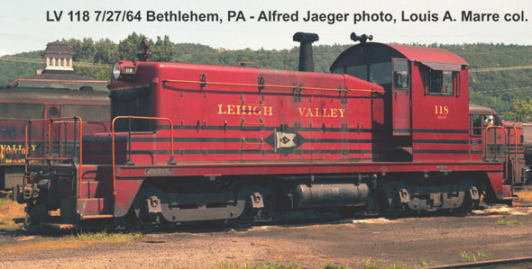 PRE-ORDER: Bowser 26166 - EMD SW1 (DCC and Sound) Lehigh Valley (LV) 118 - HO Scale
