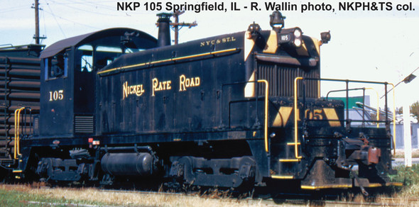 PRE-ORDER: Bowser 26175 - EMD SW1 (DC Silent) Nickel Plate Road (NKP) 106 - HO Scale