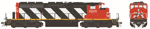 PRE-ORDER: Bowser 26209 - GMD SD40-2W (DC Silent) Canadian National (CN) 5248 Sergeant Stripe 1990s+ - HO Scale