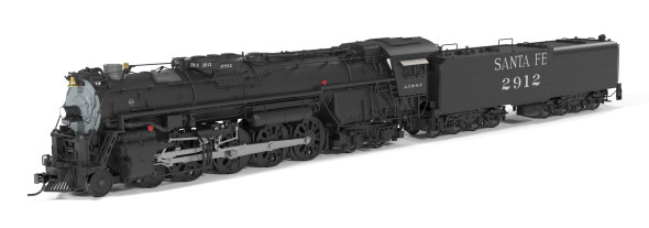 PRE-ORDER: Broadway Limited 10104 - ATSF Class 2900 4-8-4 (Paragon4 Sound/DC/DCC/Smoke) Atchison, Topeka and Santa Fe (ATSF) 2921/ As-Built Appearance - HO Scale