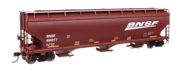 Walthers Mainline 910-7742 - 60' NSC 5150 3-Bay Covered Hopper BNSF 495304 - HO Scale