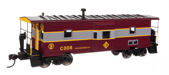Walthers Mainline 910-8676 - International Bay Window Caboose Erie Lackawanna (EL) C312 - HO Scale