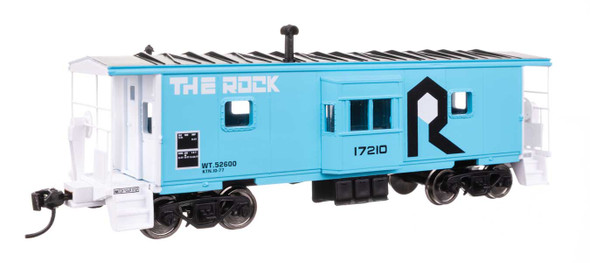 Walthers Mainline 910-8677 - International Bay Window Caboose Rock Island (CRIP) 17210 - HO Scale