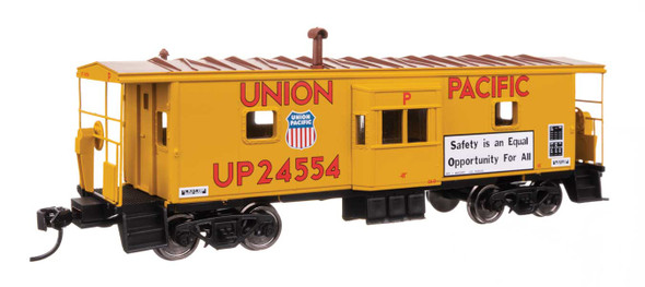 Walthers Mainline 910-8681 - International Bay Window Caboose Union Pacific (UP) 24508 - HO Scale