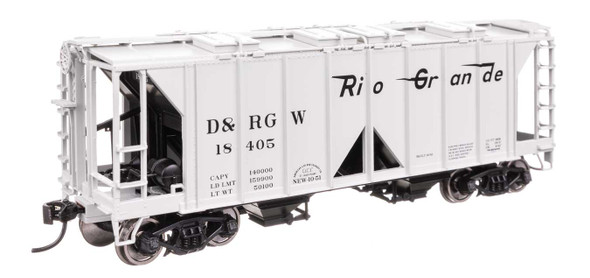 Walthers Mainline 910-49713 - ACF 1958 Cu Ft Covered Hopper Denver & Rio Grande Western (D&RGW) 18423 - HO Scale