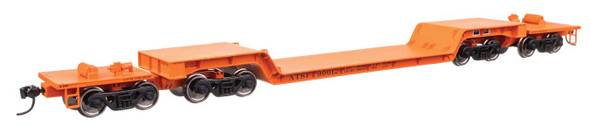 Walthers Mainline 910-50225 - 81' 8-Axle Depressed Center Flatcar Atchison, Topeka and Santa Fe (ATSF) 90011 - HO Scale