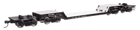 Walthers Mainline 910-50245 - 81' 8-Axle Depressed Center Flatcar Western Pacific (WP) 1602 - HO Scale