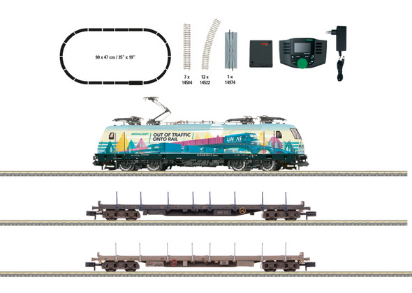 Minitrix 11165 - Freight Train Digital Starter Set  - N Scale