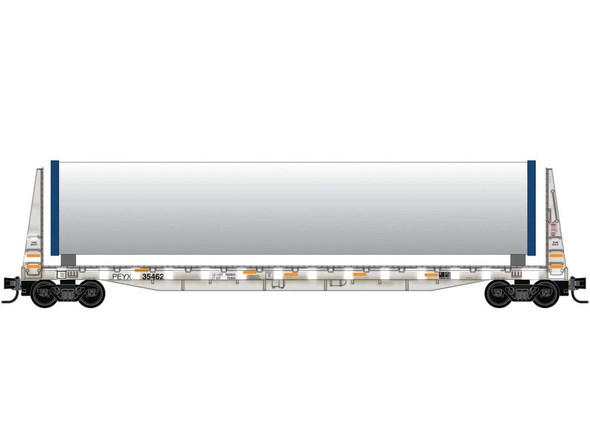 Micro-Trains Line 05444473 - 61’ Bulkhead Flatcar With Windmill Load #4 Transportation Technology Services Inc (PEYX) 35462 - N Scale