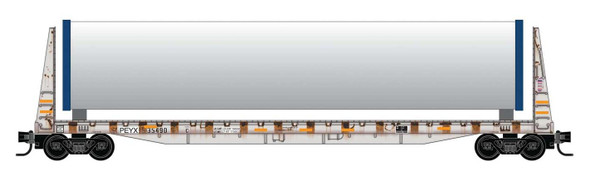 Micro-Trains Line 05444474 - 61’ Bulkhead Flatcar With Windmill Load #5 Transportation Technology Services Inc (PEYX) 35490 - N Scale