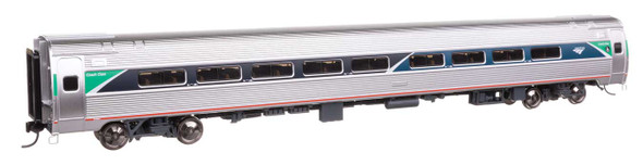 Walthers Proto 920-12219 - 85' Amfleet I 84-Seat Coach (Lighted) Amtrak (AMTK) Phase VII  (Decal) - HO Scale